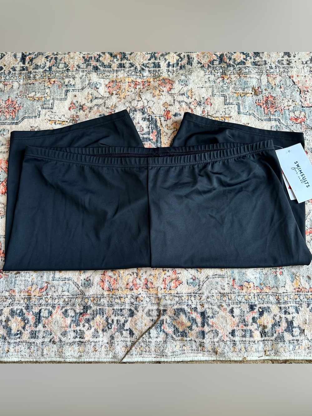 Swimsuits For All Black swim bottoms shorts size 20
